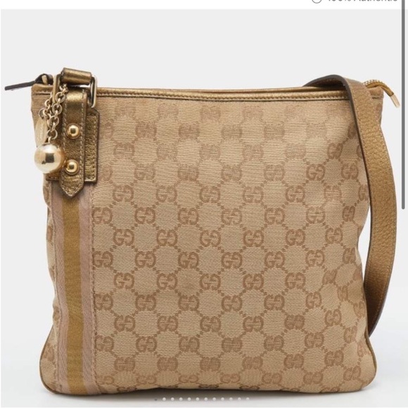 Authenticated Gucci Jolicoeur Messenger Crossbody Shoulder Bag Handbag Purse - Picture 3 of 16
